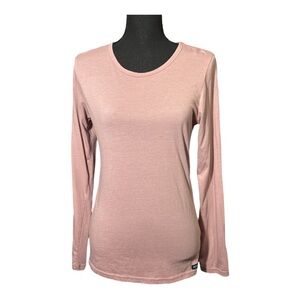 ADAR Underscrubs Pink Long Sleeve Comfort T-Shirt. Size Medium